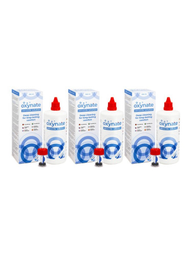 Oxynate Peroxide 3 x 380 ml с кутийки - разтвори за контактни лещи