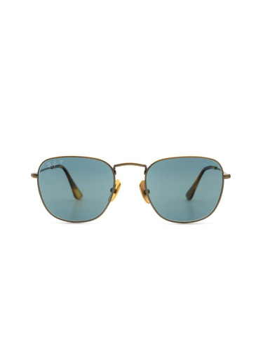 Ray-Ban Frank Titanium RB8157 9207T0 51 - квадратна слънчеви очила, мъжки, златни, поляризирани