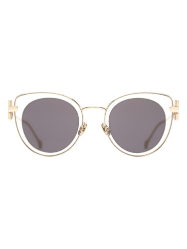 Salvatore Ferragamo SF 182S 043 50 - cat eye слънчеви очила, дамски, бели