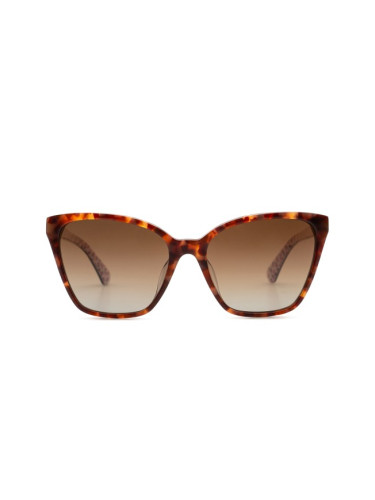 Kate Spade Amiyah/G/S 086 LA 56 - квадратна слънчеви очила, дамски, кафяви, поляризирани