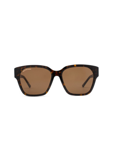 Balenciaga Bb0215Sa 002 56 - квадратна слънчеви очила, дамски, кафяви
