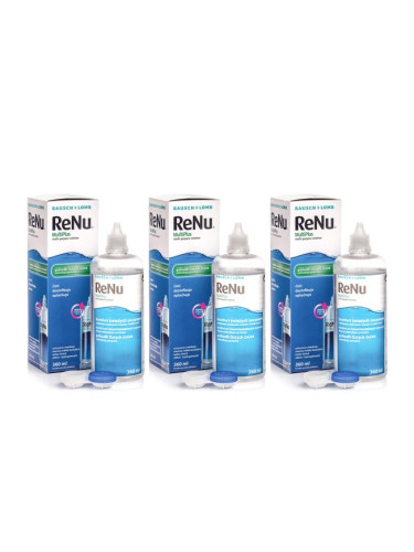 ReNu MultiPlus 3 x 360 ml с кутии - разтвори за контактни лещи