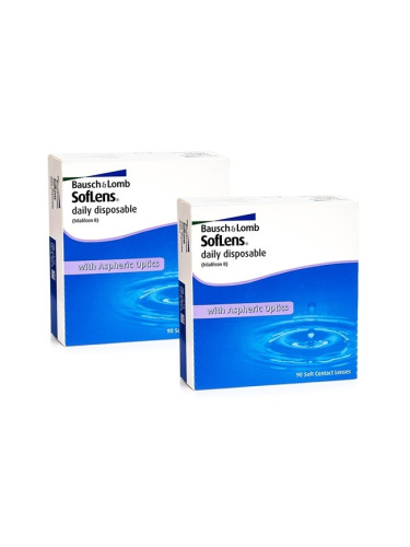 SofLens Daily Disposable (180 лещи) - еднодневни контактни лещи, сферични спорт, Hilafilcon B