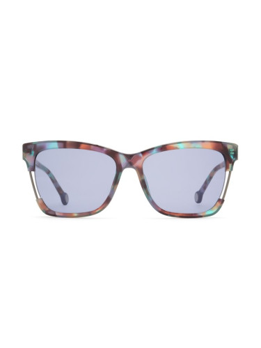 Carolina Herrera She752 05Ah 56 - квадратна слънчеви очила, дамски, кафяви