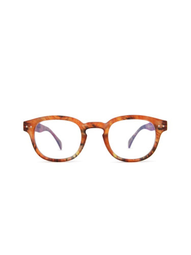 Izipizi Screen #C Wild Bright - очила за компютър, квадратна, unisex, кафяви