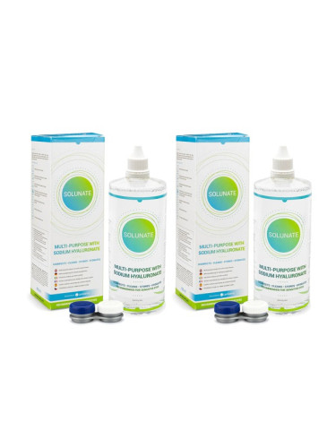 Solunate Multi-Purpose 2 x 400 ml с кутии - разтвори за контактни лещи