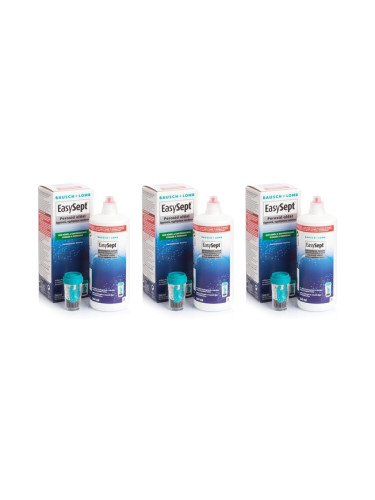 EasySept 3 x 360 ml с кутии - разтвори за контактни лещи