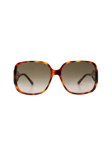 Jimmy Choo Tara/S 086 HA 59 - квадратна слънчеви очила, дамски, кафяви