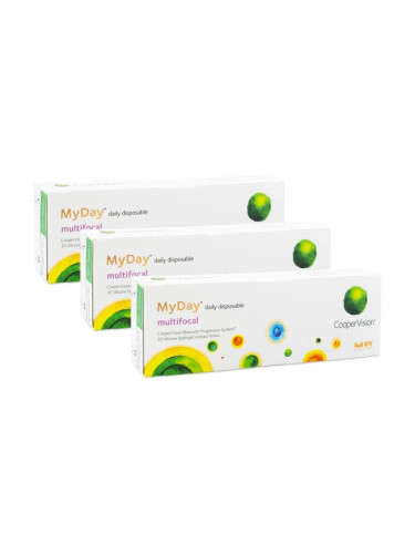 MyDay daily disposable Multifocal CooperVision (90 лещи) - еднодневни контактни лещи, силикон-хидрогелови мултифокални спорт, Stenfilcon A