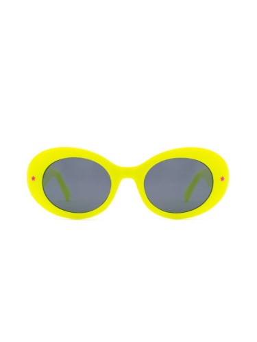 Chiara Ferragni CF 7004/S 40G IR 50 - кръгла слънчеви очила, дамски, жълти