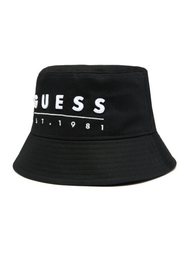 Guess Капела Bucket Nola Headwear AM5016 COT01 Черен