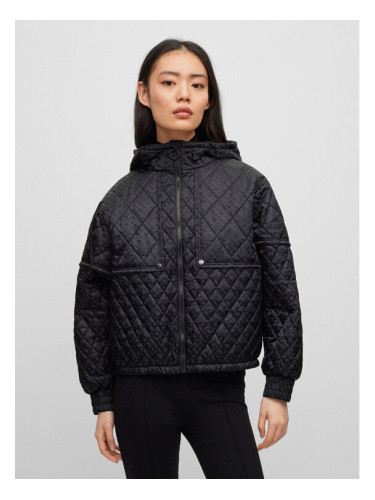 BOSS Преходно яке Pengtong 50494519 Черен Regular Fit