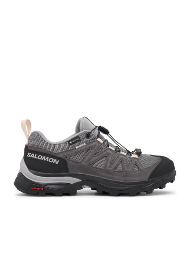 Salomon Сникърси X Ward Leather GORE-TEX L47182400 Черен