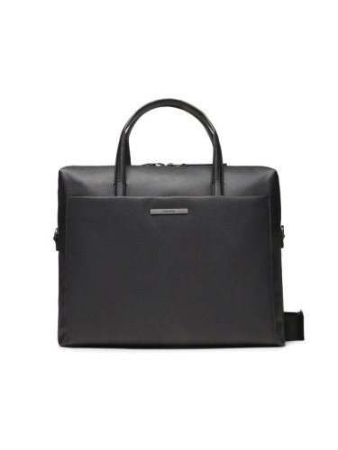 Calvin Klein Чанта за лаптоп Modern Metal Laptop Bag K50K510537 Черен