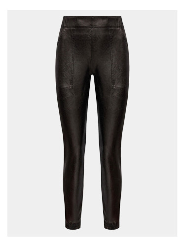 SPANX Панталони от имитация на кожа Like Jogger 20283R Черен Regular Fit