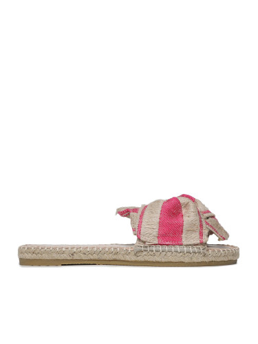 Еспадрили Manebi Sandals With Knot G 4.5 JK Bold Pink Stripes On Natural