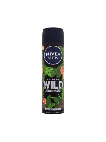 Nivea Men Extreme Wild Cedarwood & Fresh Grapefruit Антиперспирант за мъже 150 ml