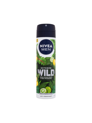 Nivea Men Extreme Wild Fresh Citrus Fruits & Mint Антиперспирант за мъже 150 ml