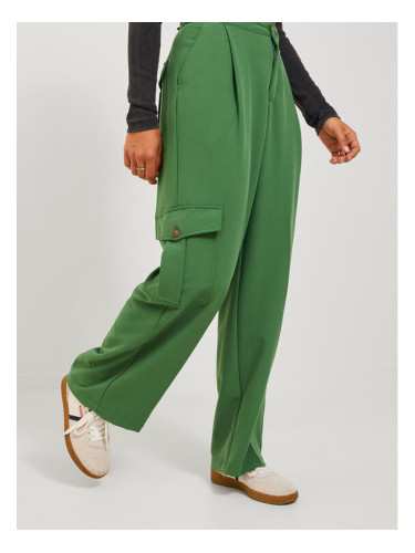 JJXX Текстилни панталони 12238354 Зелен Regular Fit