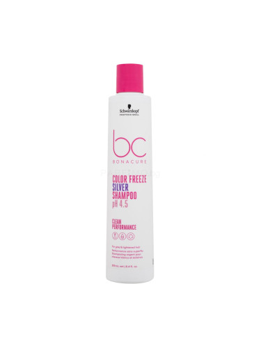 Schwarzkopf Professional BC Bonacure Color Freeze pH 4.5 Shampoo Silver Шампоан за жени 250 ml