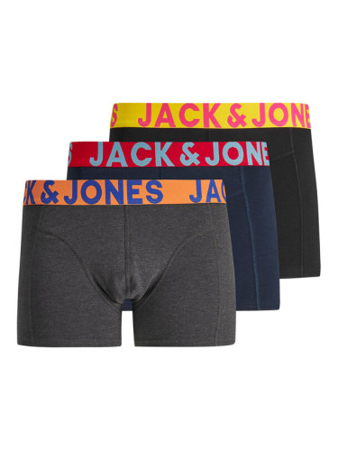 Jack&Jones Junior Комплект 3 чифта боксерки 12223124 Цветен