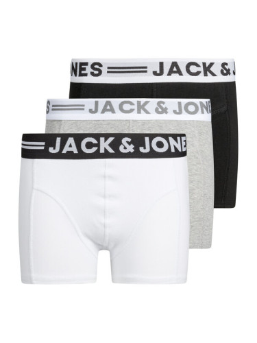 Jack&Jones Junior Комплект 3 чифта боксерки 12149293 Цветен