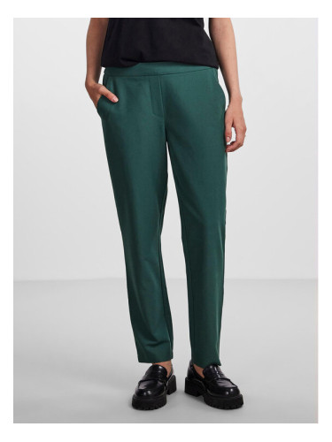 Pieces Чино панталони 17138427 Зелен Regular Fit