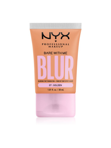 NYX Professional Makeup Bare With Me Blur Tint хидратиращ фон дьо тен цвят 07 Golden 30 мл.