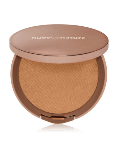 Nude by Nature Flawless Pressed Powder Foundation компактна пудра цвят W6 Desert Beige 10 гр.