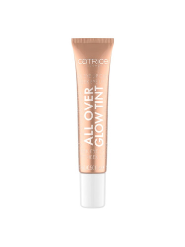 Catrice All Over Glow Tint мултифункционален грим за очи, устни и лице цвят 030 · Sun Dip 15 мл.