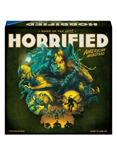  Настолна игра Horrified: American Monsters - кооперативна