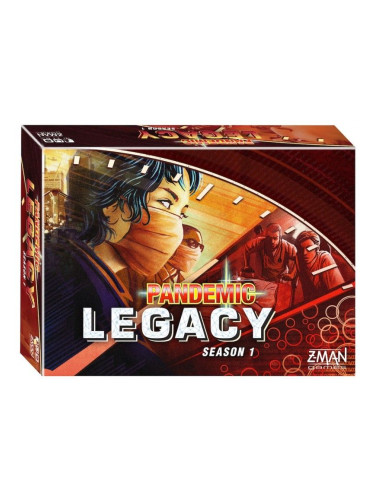  Настолна игра Pandemic Legacy: Season 1 (Red Edition)