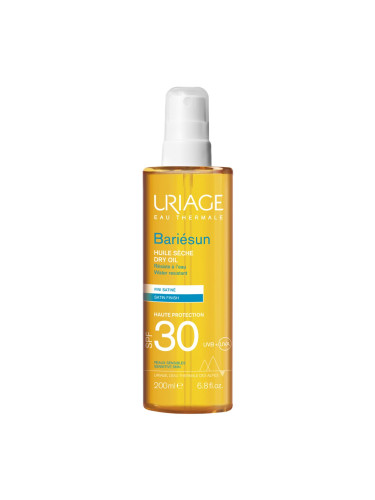 Uriage Bariesun Слънцезащитно сухо олио за тяло и коса SPF30 200 ml