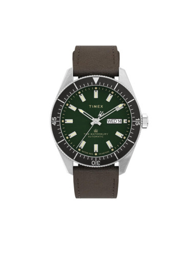 Timex Часовник Waterbury TW2V24700 Кафяв