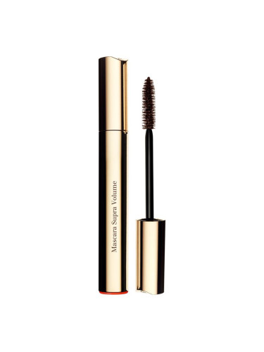 Clarins Supra Volume Mascara спирала за максимален обем цвят 02 Intense Brown 8 гр.