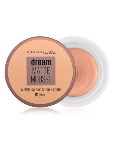 MAYBELLINE NEW YORK Dream Matte Mousse матиращ фон дьо тен цвят 20 Cameo 18 мл.