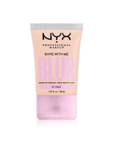 NYX Professional Makeup Bare With Me Blur Tint хидратиращ фон дьо тен цвят 01 Pale 30 мл.