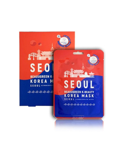 BEAUUGREEN | K-Beauty Korea Mask Seoul, 23 g