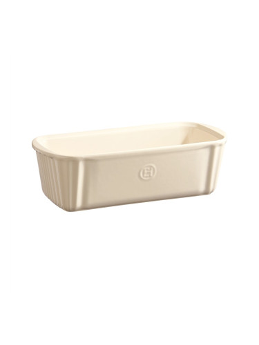 Керамична правоъгълна форма за печене EMILE HENRY LOAF BAKING DISH - 31.5 х 13.5 х h9 см - цвят екрю