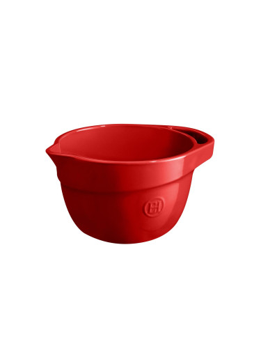 Керамична купа за смесване EMILE HENRY MIXING BOWL - 2.5 л - цвят червен