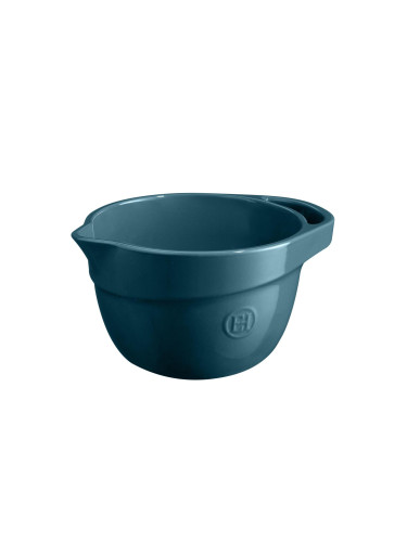 Керамична купа за смесване EMILE HENRY MIXING BOWL - 2.5 л - цвят синьо-зелен