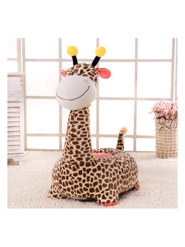 Бебешки плюшен фотьойл, Усмихнато жирафче