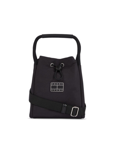 Tommy Jeans Дамска чанта Tjw Summer Festival Bucket Bag AW0AW14963 Черен