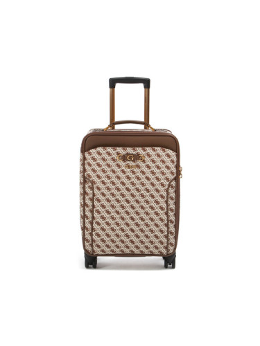 Guess Самолетен куфар за ръчен багаж Izzy (J) Travel TWJ865 49830 Кафяв