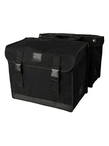 Fastrider Canvas Двойна чанта за пътуване за велосипед Black 47 L