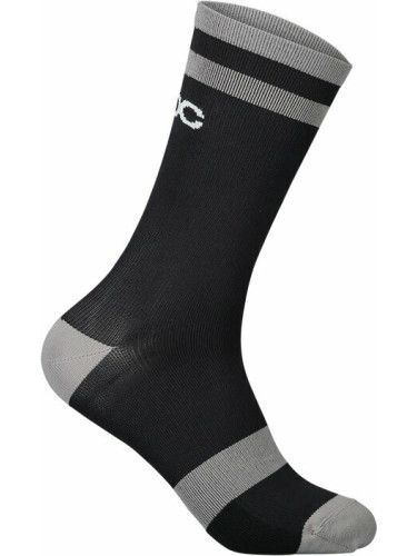 POC Lure MTB Sock Long Uranium Black/Granite Grey S Чорапи за колоездене