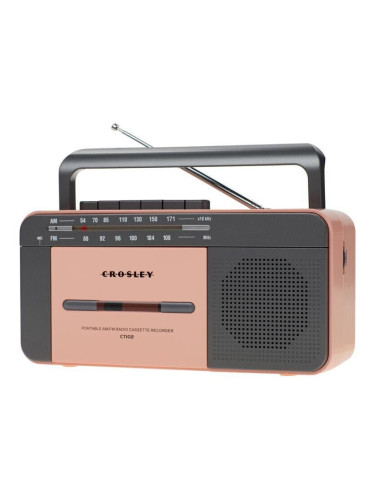 Crosley Cassette Player Rose Gold Ретро радио