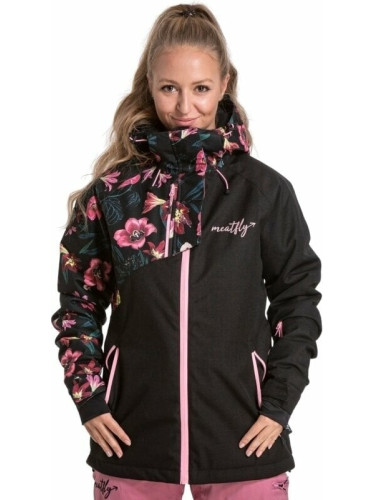 Meatfly Deborah SNB & Ski Jacket Hibiscus Black S Ски яке