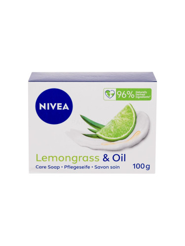 Nivea Lemongrass & Oil Твърд сапун 100 гр