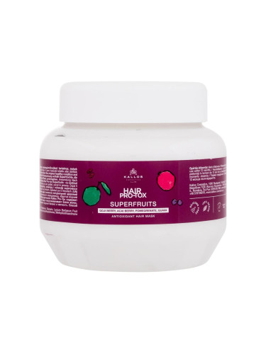 Kallos Cosmetics Hair Pro-Tox Superfruits Antioxidant Hair Mask Маска за коса за жени 275 ml